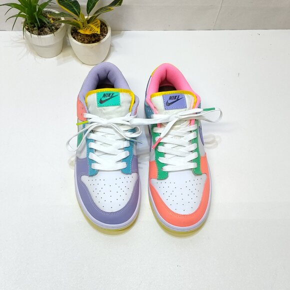 Nike Dunk Low SE Easter Candy Men 8.5 WMNS 10 Multi-Color DD1872-100 Wore Twice! - Picture 4 of 13